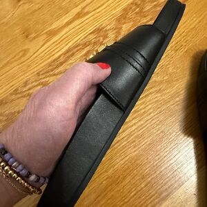 Tory Burch Everly Calf Leather Anatomic slide